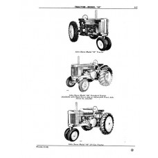 John Deere Model 60 Parts Manual